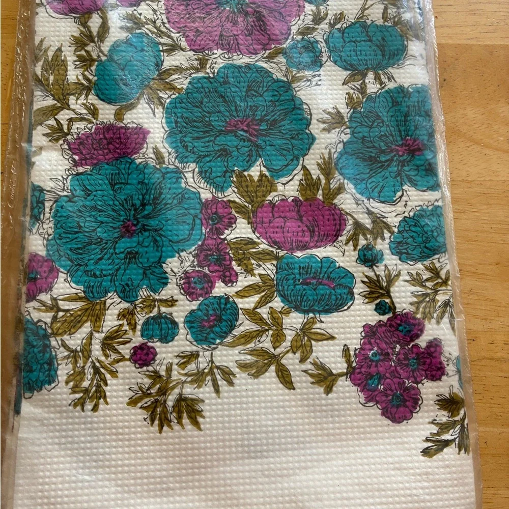 Hallmark 1960’s Paper Floral Table Cloth